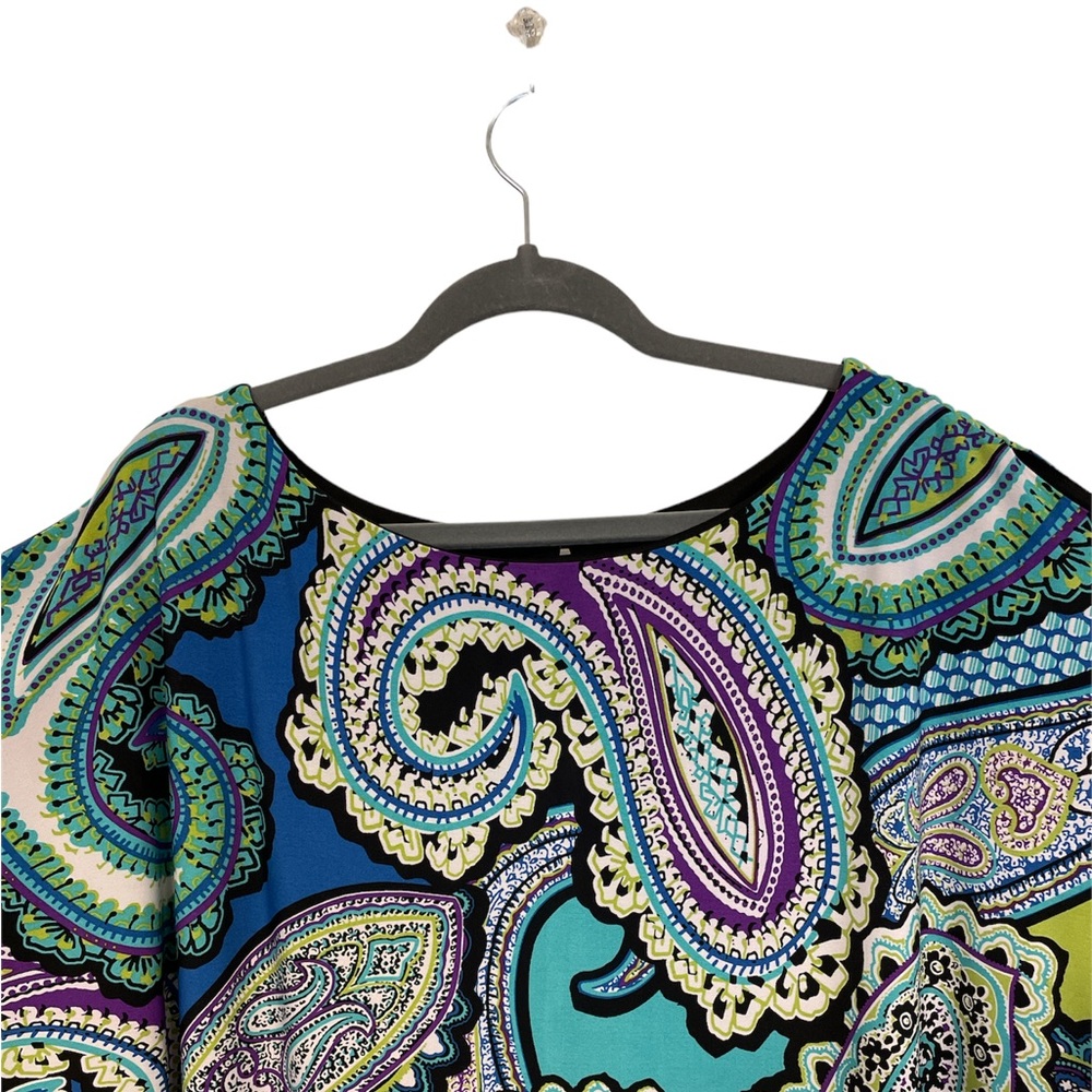 Bright Paisley XL Retro Dress 60s style